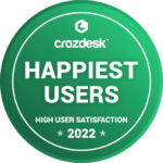 crozdesk happiest users badge1