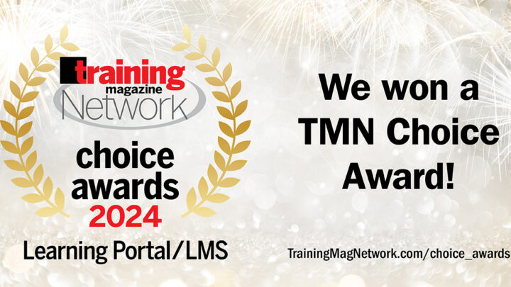 Training Magazine Network Choice Awards 2024 Intellek LMS Wins