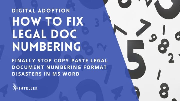 How to Fix Legal Document Numbering in Word